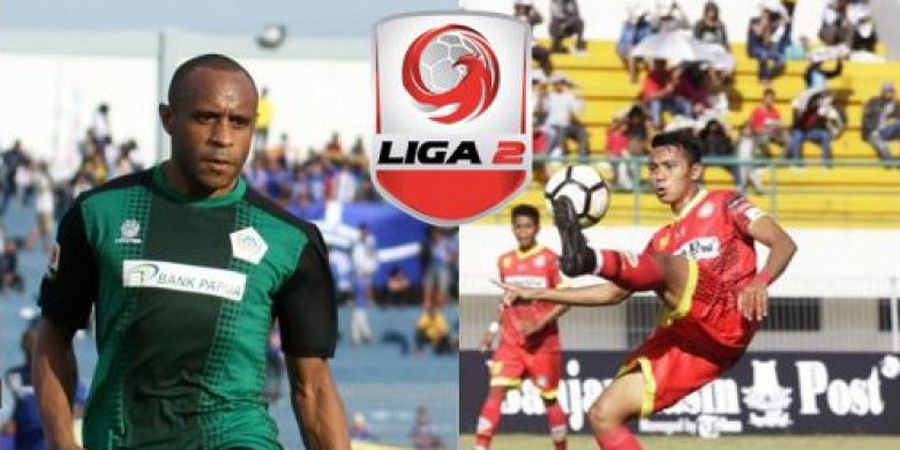 Jadwal Pertandingan Babak 16 Besar Liga 2 (23/9/2017), Salah Satunya Laga Panas Persiwa vs Martapura FC