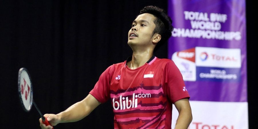 Kejuaraan Dunia 2018 - Anthony Sinisuka Ginting Gagal Perbaiki Hasil Tahun Lalu