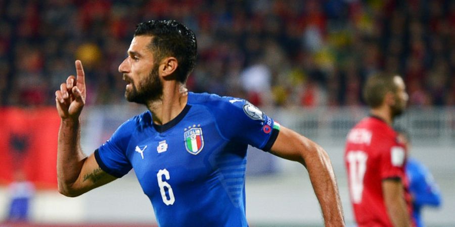 Hasil Kualifikasi Piala Dunia 2018 - Gol Tunggal Antonio Candreva Bawa Italia Raih Poin Penuh