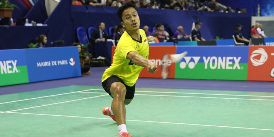 French Open 2017 - Anthony Sinisuka Ginting Butuh 1 Jam Lebih Agar Tak Cetak Hattrick Ini