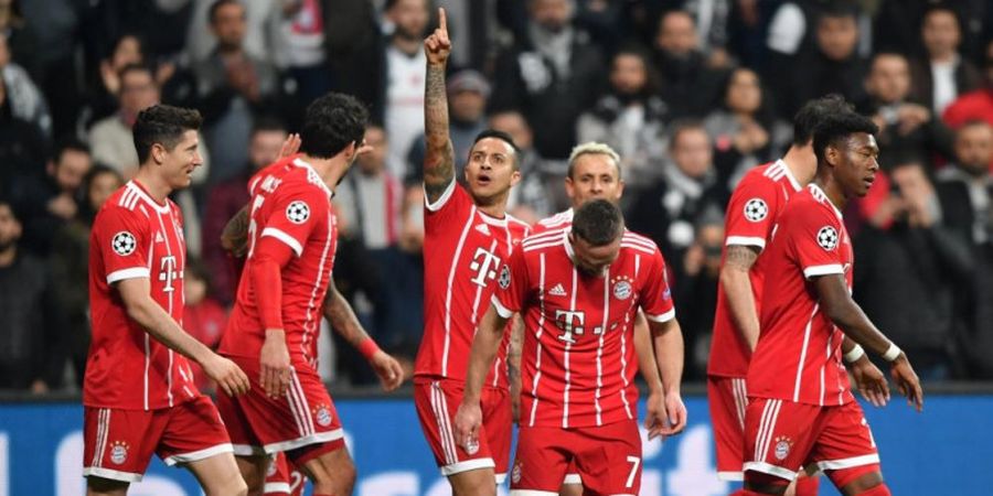 Hajar Besiktas, Bayern Muenchen Capai Perempat Final dengan Agregat 8-1