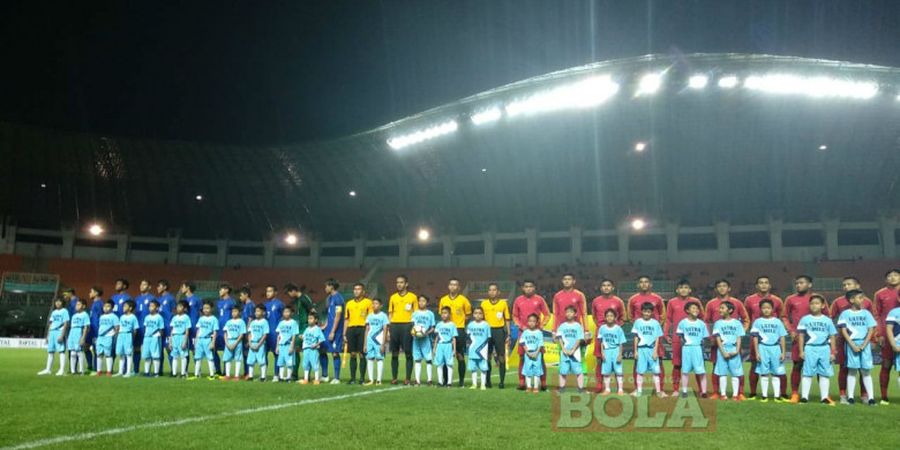 Timnas U-19 Indonesia Ditahan Imbang Thailand di Babak Pertama