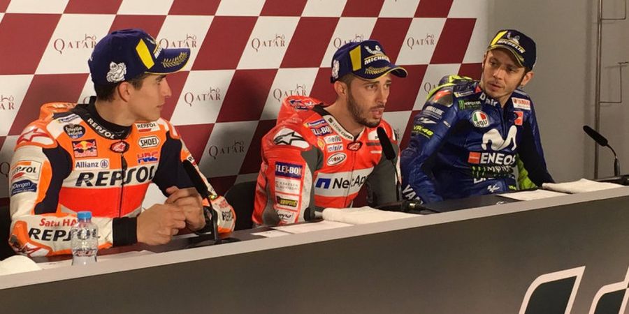 Valentino Rossi Merasa Tersanjung Setelah Dapat Pujian dari Marc Marquez dan Andrea Dovizioso