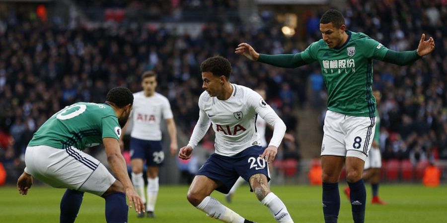 Live Streaming Tottenham Vs West Brom - Blunder Dele Alli Berakibat Fatal pada Babak Pertama