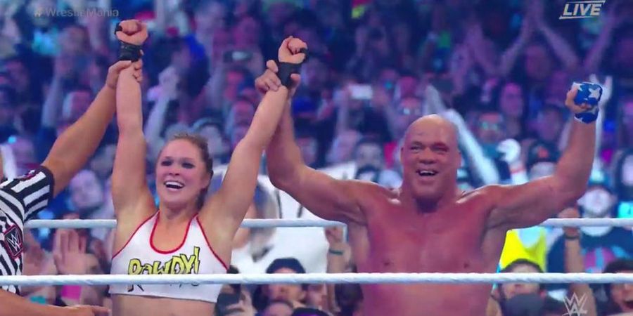 WrestleMania 34 - Debut Ronda Rousey di WWE Berlangsung Sempurna