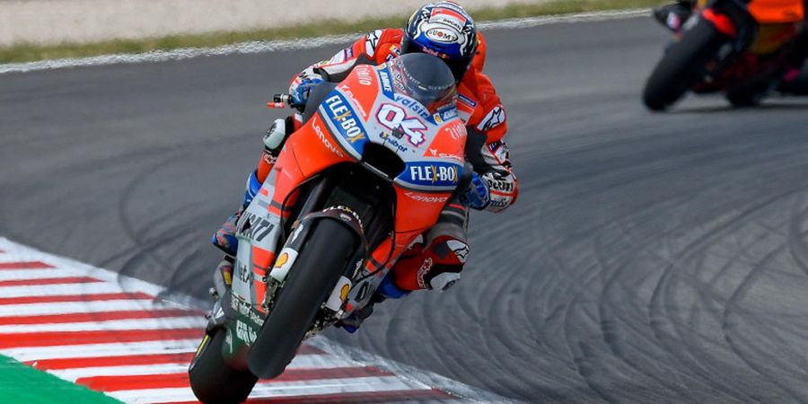 Hasil FP3 MotoGP Catalunya 2018 - Dovizioso Tercepat, Marquez Jatuh dan Terlempar dari Posisi 10 Besar