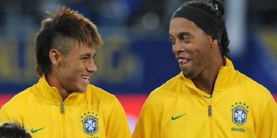 Ada Satu Hal yang Tidak Bisa Dilupakan Neymar Ketika Ronaldinho Gantung Sepatu