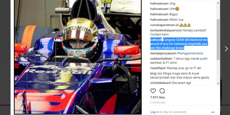 Sean Gelael Tes Masuk F1, Gading Marten Jadi Fotografer Dadakan