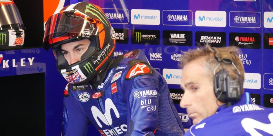 MotoGP Aragon 2018 - Maverick Vinales Alami Nasib Sial Seusai FP1 Berakhir