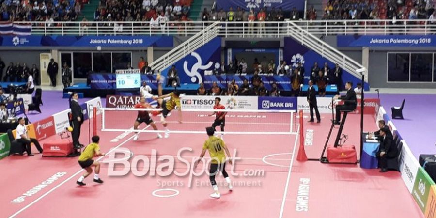 Sepak Takraw Asian Games 2018 - Lolos ke Final, Pendukung Malaysia Nyanyikan Lagu yang Umum Dibawakan Suporter Indonesia