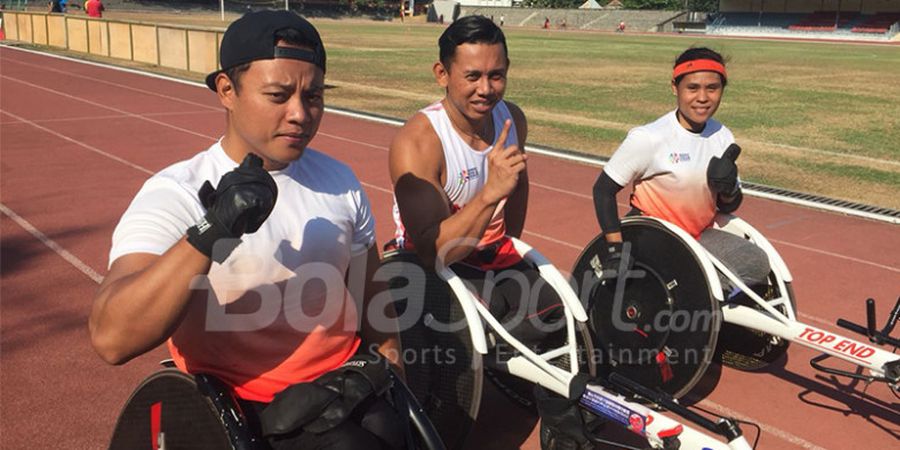 Jelang Asian Para Games 2018 - Atletik Indonesia Punya 3 Pebalap Kursi Roda di Kelas T54