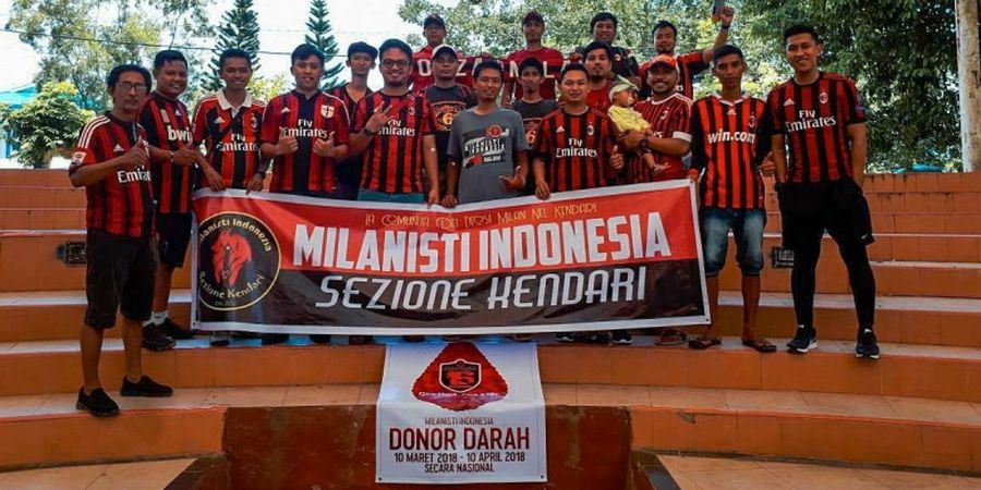 Gelar Acara Donor Darah, Ketua Milanisti Sezione Kendari Miliki Harapan Mulia