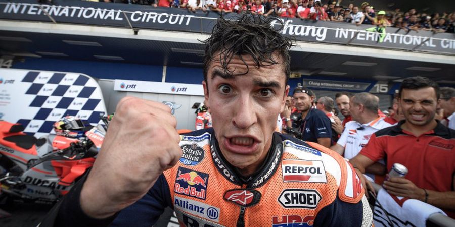 Tampil Gahar, Bos Repsol Honda Sebut Marc Marquez seperti Binatang