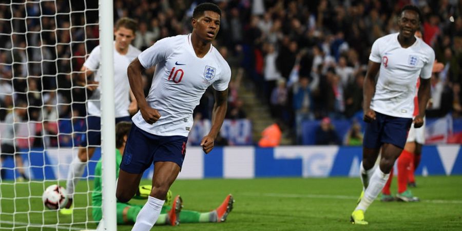 Uji Coba - Gol Ke-5 Marcus Rashford Tentukan Kemenangan Inggris atas Swiss