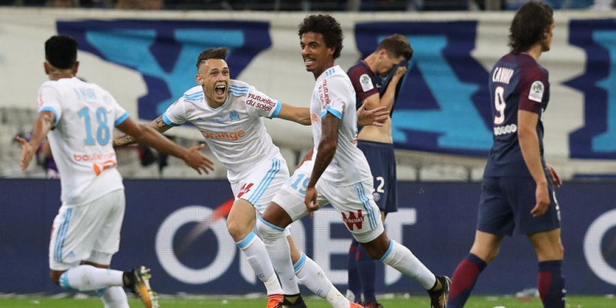 Hasil Babak Pertama - Marseille Mampu Imbangi PSG Berkat Gol Indah Eks Pemain Bayern Muenchen