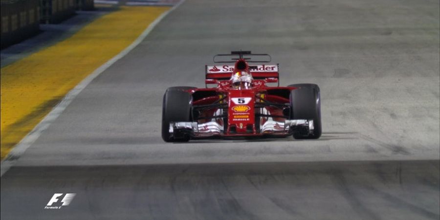 Formula 1 GP Singapura 2017 - Sebastian Vettel Sempat Tidak Percaya Diri untuk Meraih Pole Position