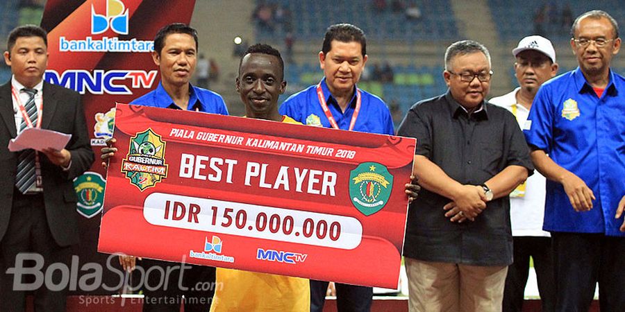 Makan Konate Makin Termotivasi dan Siap Membagi Hadiah Uang Pemain Terbaik PGK 2018