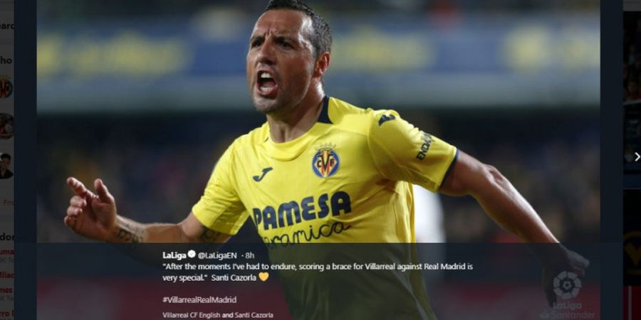 Jebol Gawang Real Madrid, Santi Cazorla Pernah Nyaris Kehilangan Kaki