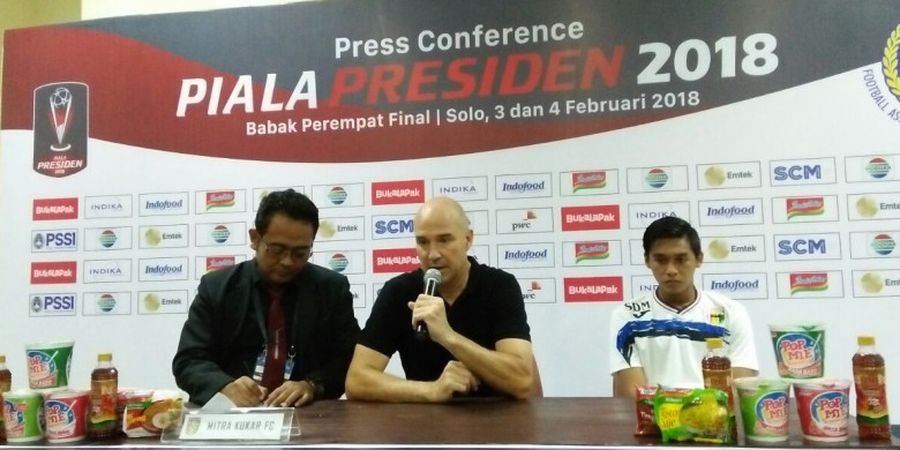 Pelatih Mitra Kukar Kaget dengan Permainan Persipura