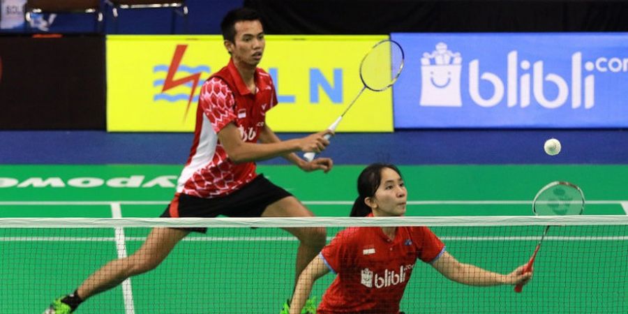 Kejurnas PBSI 2017 - Andika/Mychelle Kalahkan Juara Dunia Junior 2017 