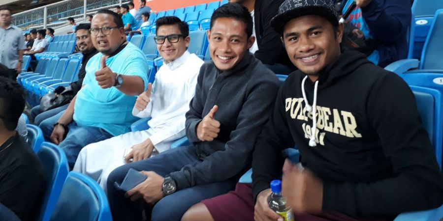 Evan Dimas dan Ilham Udin Saksikan Debut David Laly