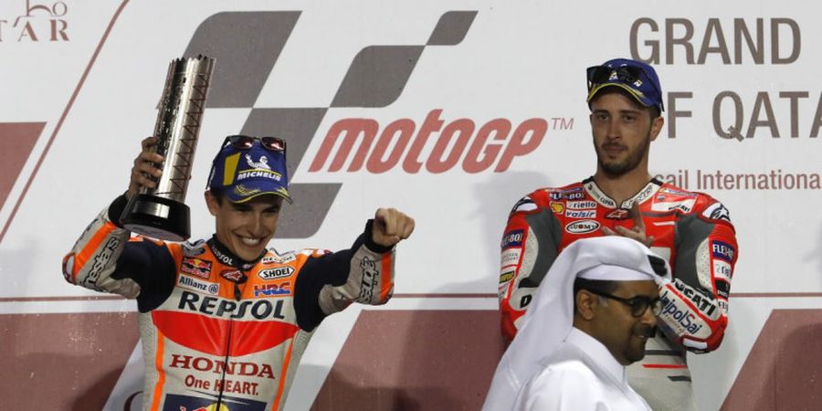 Andrea Dovizioso Tetap Respek pada Marc Marquez Meski Mampu Unggul di Qatar