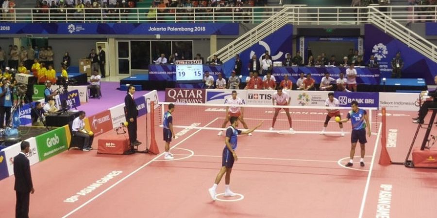 Sepak Takraw Asian Games 2018 - Lolos ke Semifinal, Tim Putra Indonesia Jaga Mentalitas Saat Hadapi Malaysia