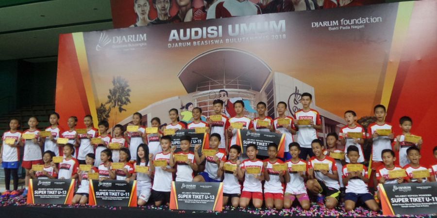 Hari Ini 221 Pebulu Tangkis Belia Berebut Beasiswa Djarum 2018