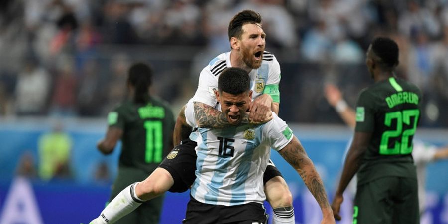 Hasil Piala Dunia 2018 - Lionel Messi Bobol Nigeria, Argentina Lolos ke Babak 16 Besar