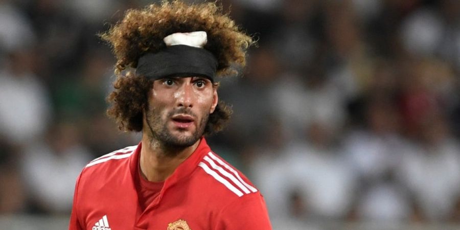 Wajah Konyol Pemain Manchester United, Marouane Fellaini Mirip Naruto