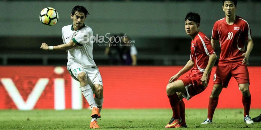 Indonesia Vs Korea Utara - Sontekan Spasojevic Menyentuh Tiang, Skor Masih Imbang