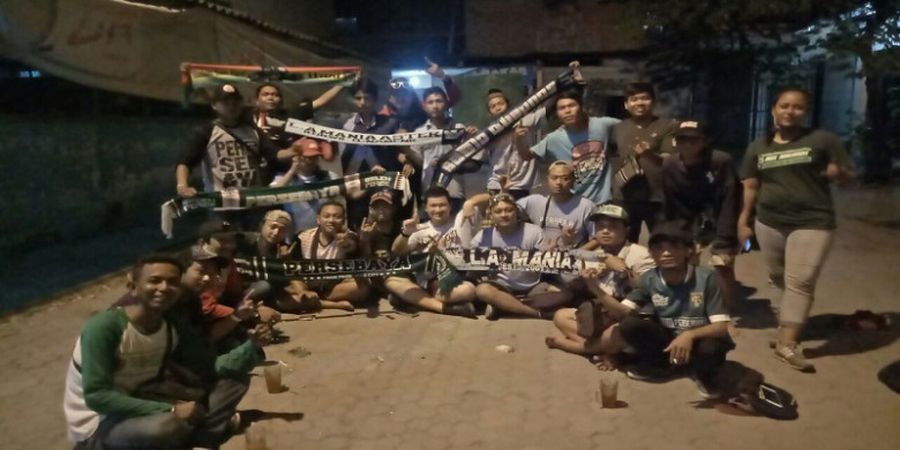 Bonek dan Suporter Persela Lamongan Kembali Bermesraan