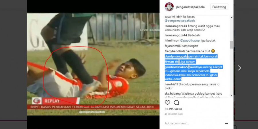 VIDEO - Wah, Parah Abis! Pemain Persiwa Wamena Ini Sengaja Injak Kemaluan Pemain Madura FC Lalu Lakukan Ini