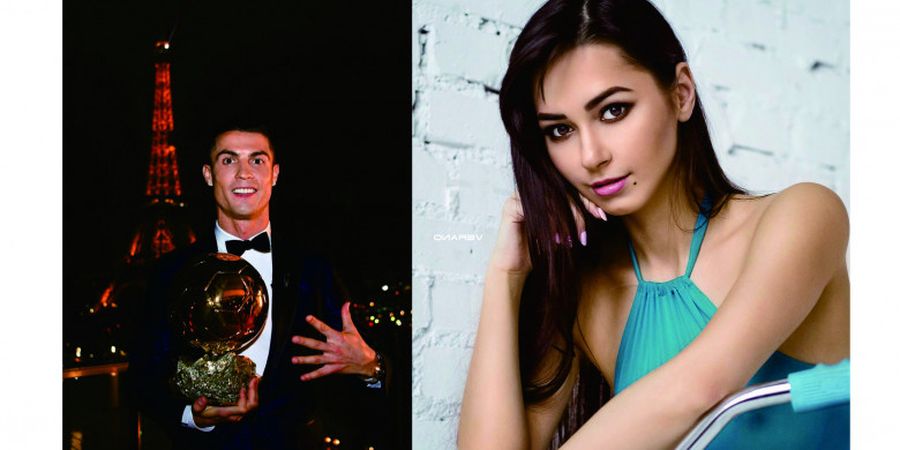 Cristiano Ronaldo Raih Ballon d'Or, Model Kontroversial Ini Bersorak Bahagia