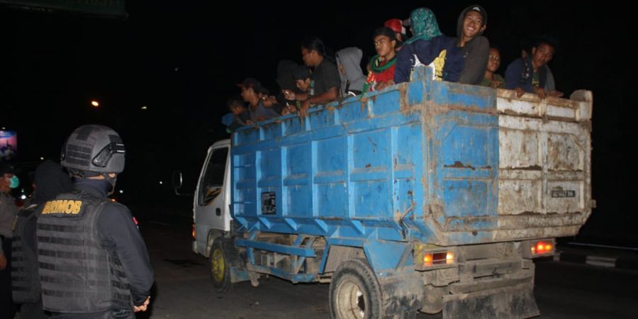 Bonek Balik ke Surabaya, Kepolisian Surakarta Turut Kawal