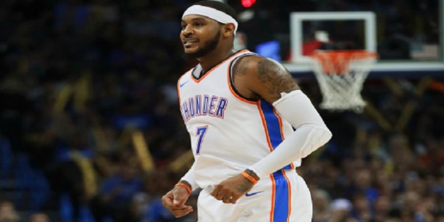 Dianggap Sengaja Mencederai Lawan, Carmelo Anthony Dikeluarkan dari Pertandingan