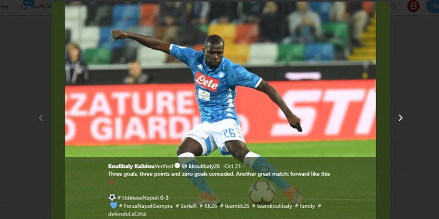 Kalidou Koulibaly Bertekad Balas Dendam Setelah Napoli Kalah dari Liverpool