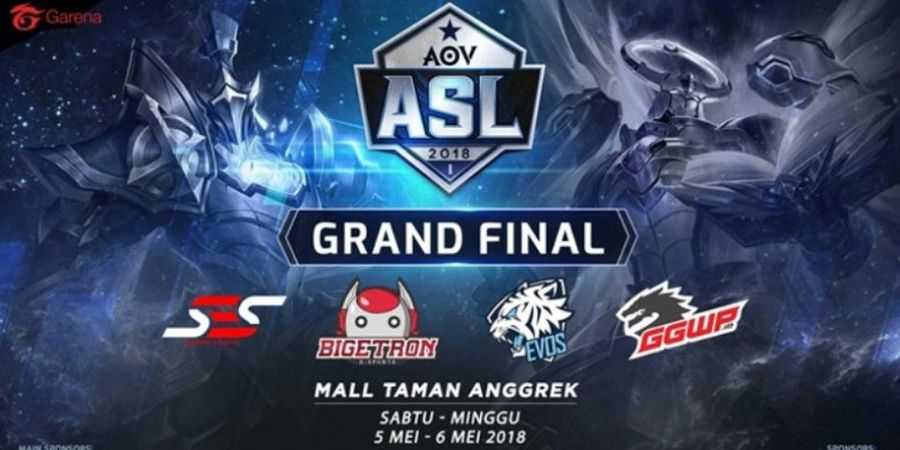 4 Tim Terbaik Siap Bertarung di Grand Final ASL 2018