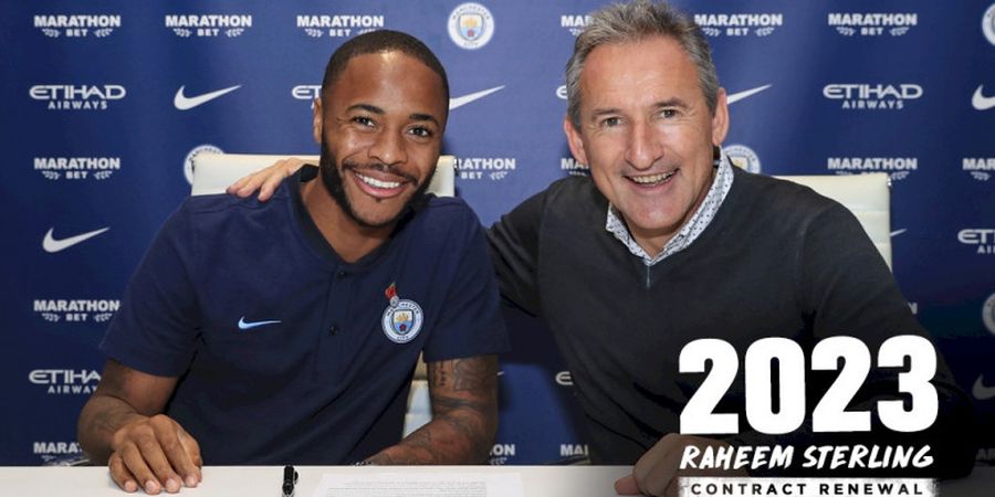 Raheem Sterling Perpanjang Kontrak dan Jadi Pemain Inggris dengan Gaji Terbesar di Dunia