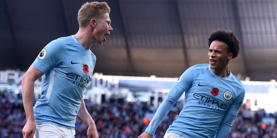 Live Streaming Leicester City Vs Manchester City - Tendangan Roket Kevin De Bruyne Bawa Manchester City Menjauh!