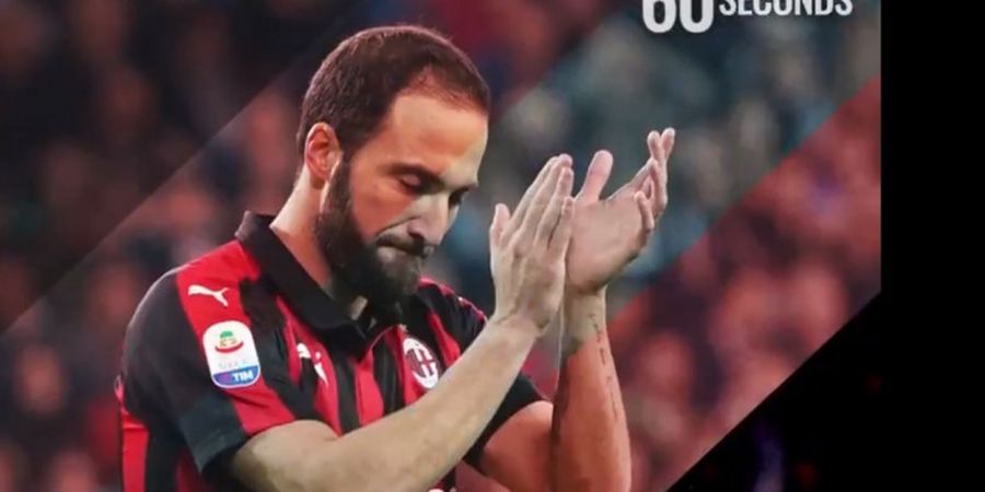 Bermain Jelek Saat Lawan Juventus, Gonzalo Higuain Dapat Penghargaan Tapir Emas