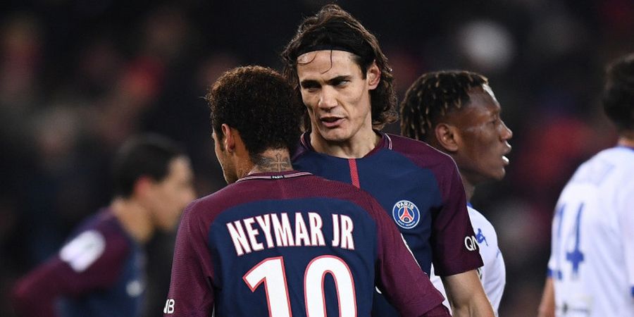 VIDEO - Cavani Gagal Eksekusi Penalti, Neymar Jadi Pahlawan Kemenangan PSG