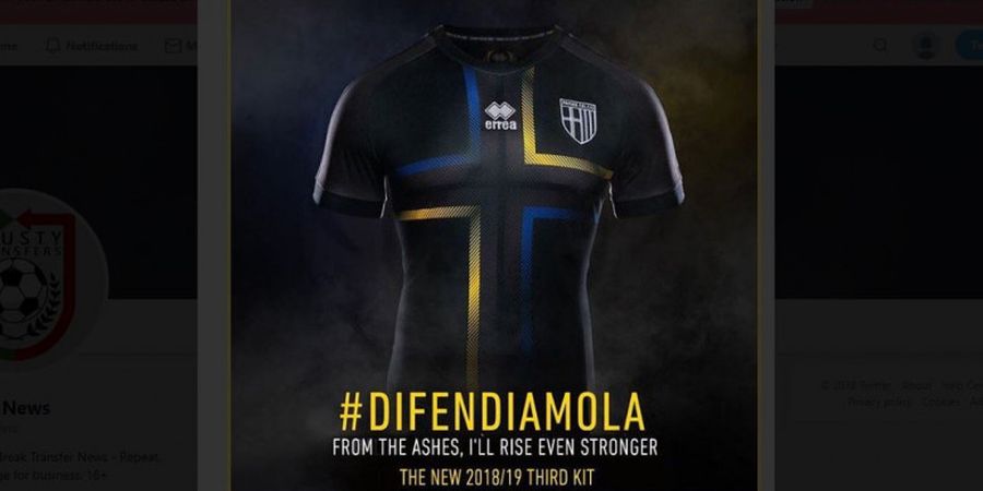 Begini Tampilan Jersey Parma yang Mampu Menyaingi Cristiano Ronaldo