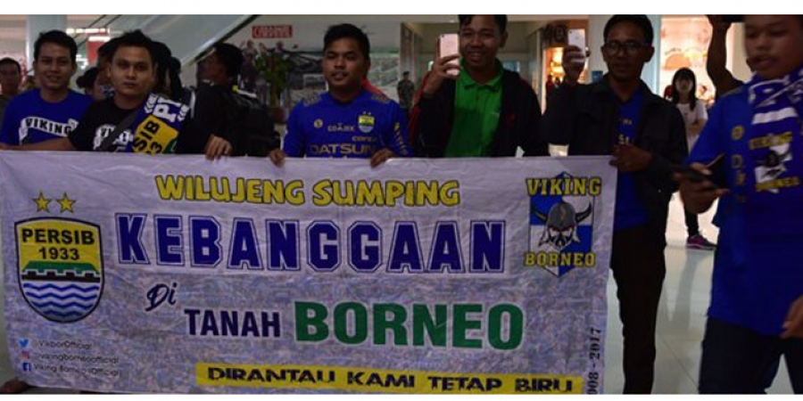 Persib Bandung Tiba di Balikpapan, Viking Borneo Lakukan Hal Keren Ini!