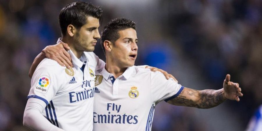 Foto James-Morata Ini Bikin Para Madridista Sakit Hati