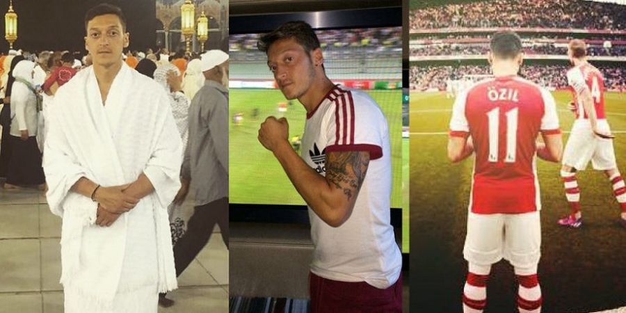 Mesut Ozil Dikenal Sebagai Muslim Religius, Kok Bertato ? Inilah Maksud Tulisan yang Tertera di Lengannya