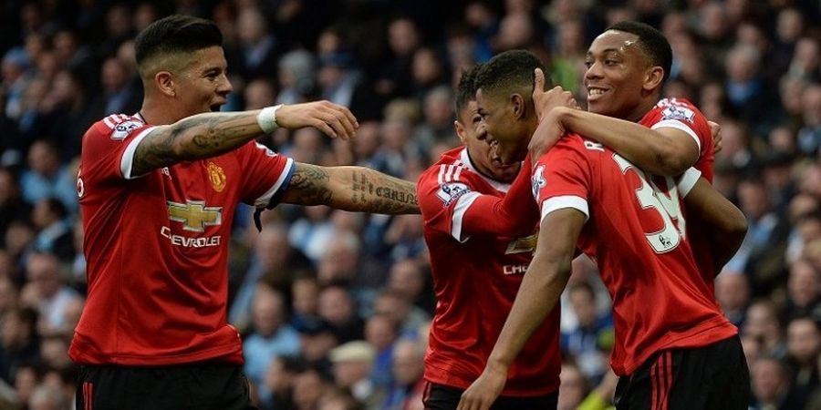 Berkat Rashford, Man United Permalukan Rival Sekota