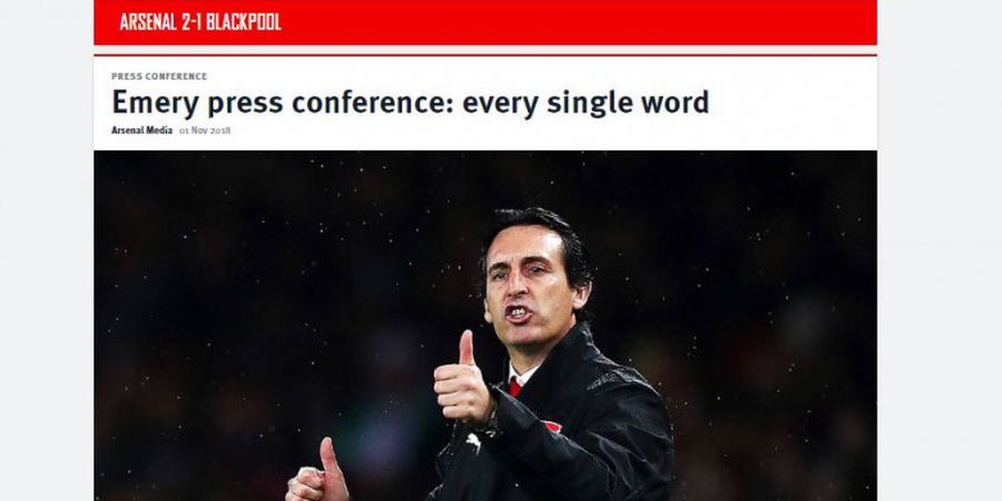 Unai Emery Punya Cara Khusus untuk Perpanjang Rekor Tak Terkalahkan Arsenal