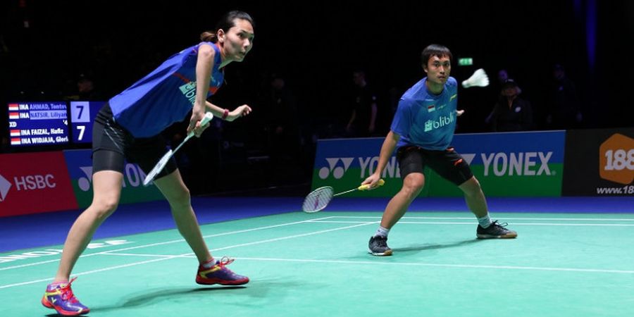 All England Open 2018 - Bertanding Sengit, Hafiz/Gloria Akui Kalah Pengalaman dari Pasangan China