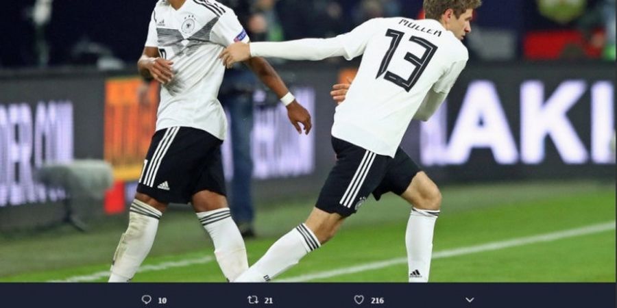 Catatan Emas Thomas Mueller di Balik Derita Jerman